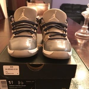 Boys Air Jordan 11 Retro Low BP ‘Cool Grey’